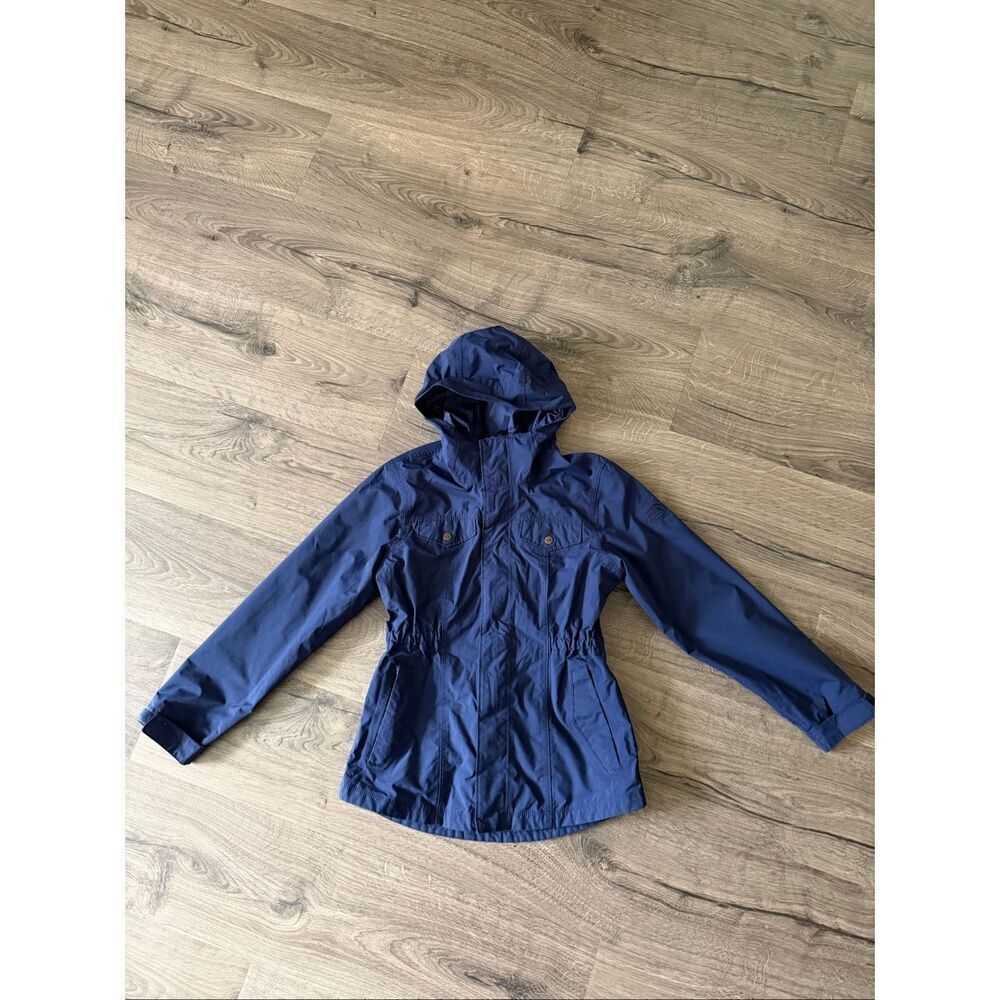 The North Face hooded rain jacket size 10-12